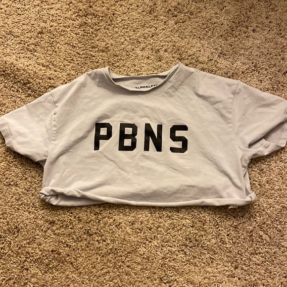 Alphalete pump cover. Size small.  Light gray color. - Picture 1 of 1